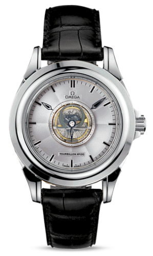 Omega De Ville Tourbillon Platinum / Silver
